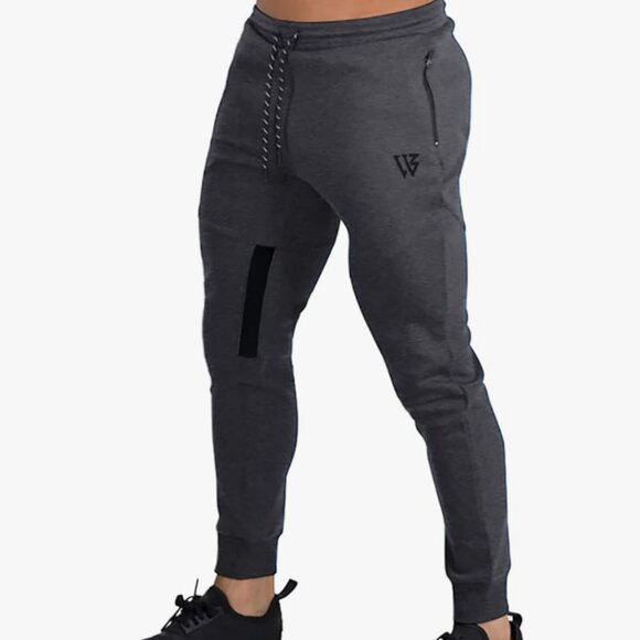 Zenwill Tapered Men's Gym Joggers Fitness Pants Slim Fit Medium - Picture 2 of 12